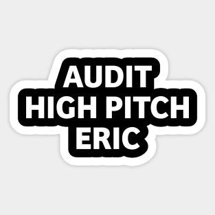 Audit Hitch Pitch Sticker